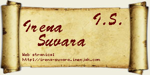 Irena Suvara vizit kartica